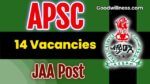 Assam Psc Jaa Job Recruitment Apply Online Junior