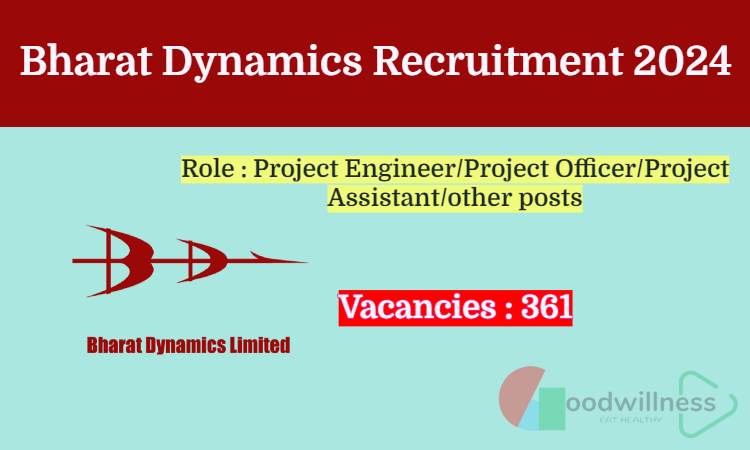 Bharat Dynamics Recruitment 2024