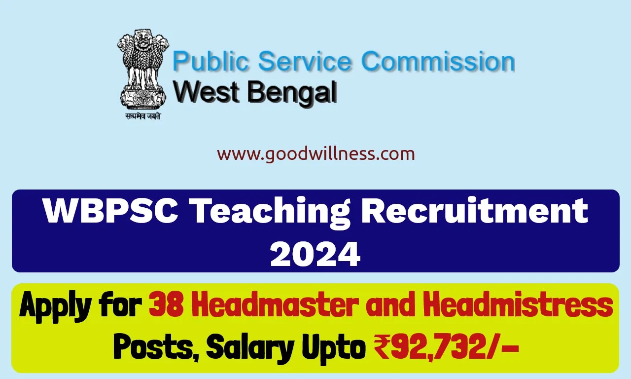 WBPSC Teaching Recruitment 2024