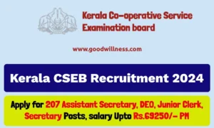 Kerala CSEB Recruitment 2024