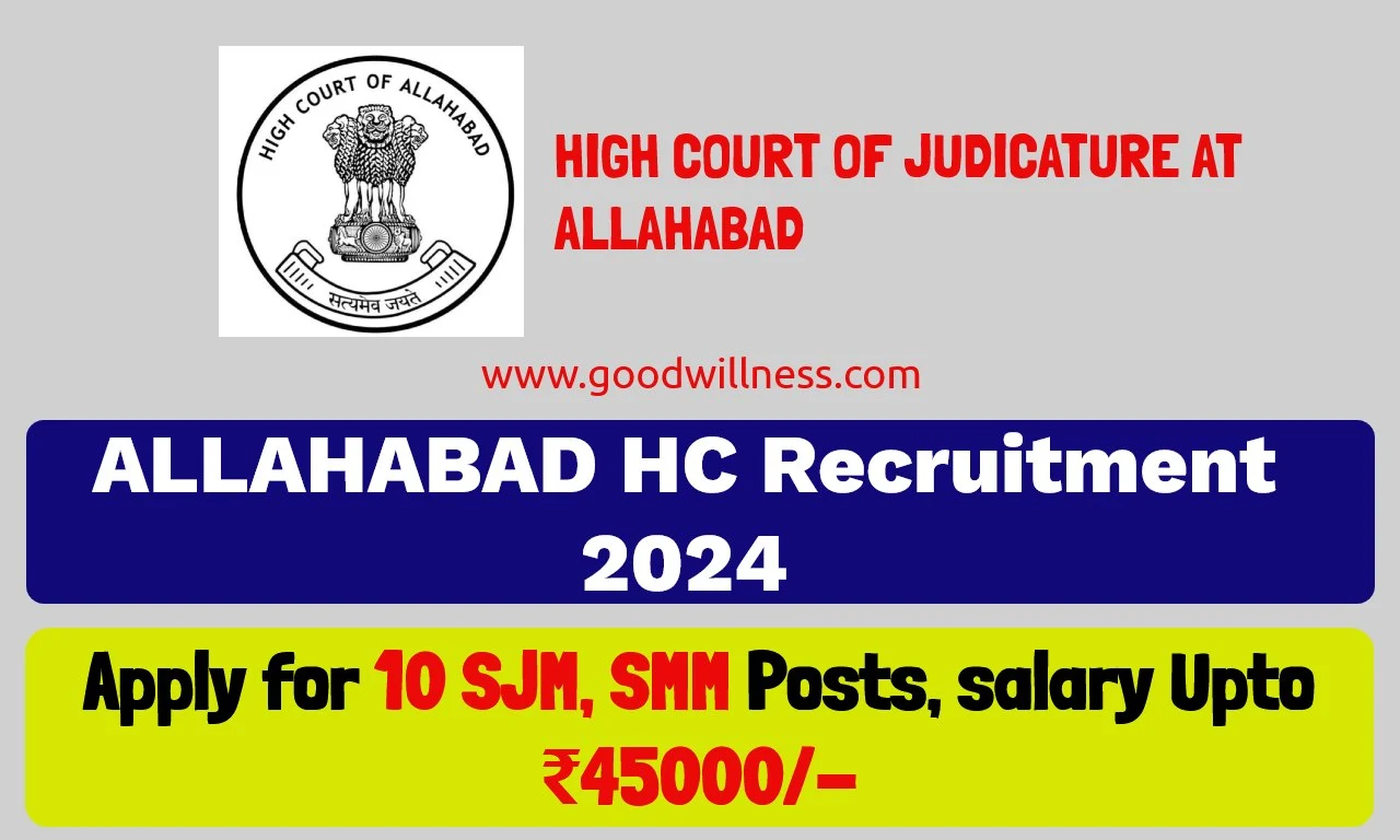 High Court Of Allahabad Recruitment 2024