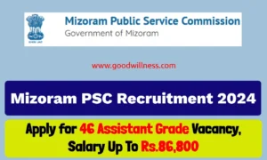 Mizoram Public Service Commission 2024