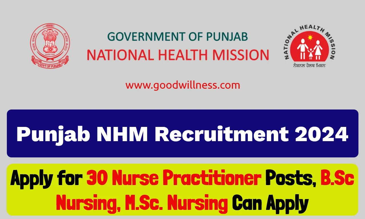 Punjab NHM Recruitment 2024
