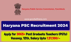 Haryana PSC recruitment 2024 1