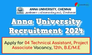 Anna University Recruitment 2024 1