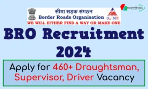 Border Roads Organization Recruitment 2024