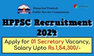 HPPSC Recruitment 2024