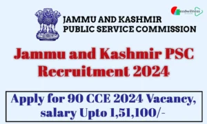 Jammu and Kashmir PSC recruitment 2024