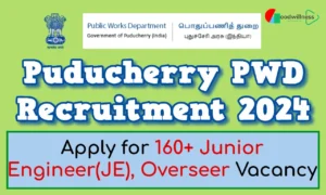 Puducherry PWD Recruitment 2024