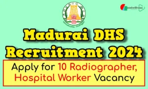 DHS Madurai Recruitment 2024