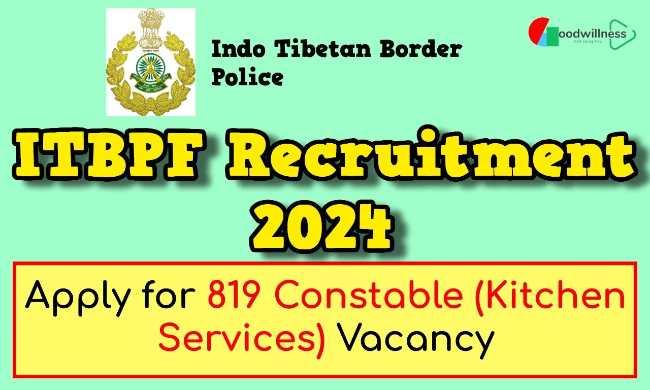 ITBPF Ministry of Home Affairs Recruitment 2024