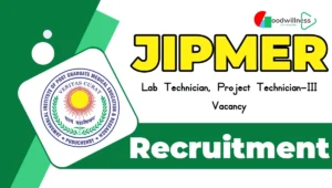 JIPMER Lab Technician Recruitment 2024