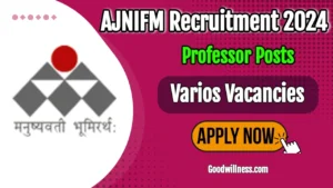 Ministry of finance Professor Recruitment 2024