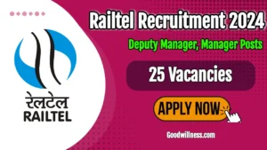 RailTel Corporation of India Recruitment 2024