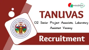 TANUVAS Laboratory Assistant Recruitment 2024