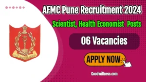 AFMC Pune Recruitment 2024