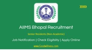 AIIMS Bhopal Recruitment