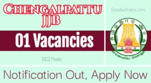 Chengalpattu JJB DEO Recruitment 2024