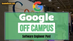 Google Off Campus Drive 2024