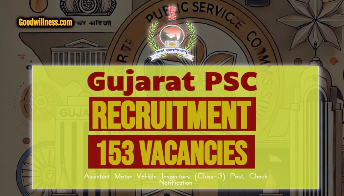 Gujarat PSC Recruitment 2024