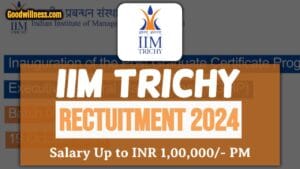 IIM Trichy Recruitment