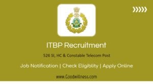 ITB Police Head Constable Recruitment