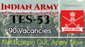 Indian Army TES 53 Recruitment 2024