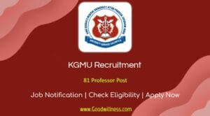 KGMU Recruitment