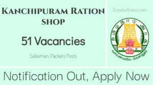 Kanchipuram Co operative Ration shop Recruitment 2024