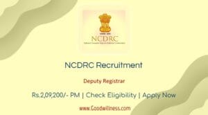 NCDRC New Delhi Recruitment