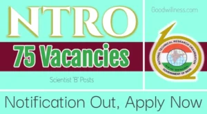 NTRO Scientist B Recruitment 2024