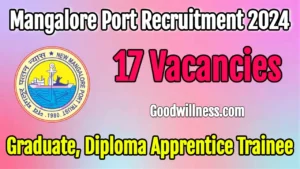 New Mangalore Port Authority NMPA Recruitment 2024