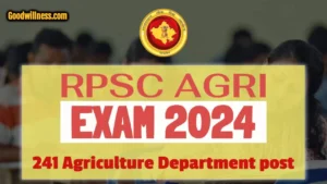 RPSC Agriculture Department Exam 2024