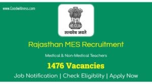 RajMES Medical Teachers Recruitment