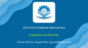 SOVTECH Andaman Recruitment 2024