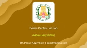 Salem Central Jail Recruitment 2024