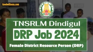 TNSRLM Dindigul DRP Notification 2024