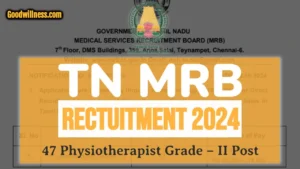 Tamilnadu MRB Recruitment 2024