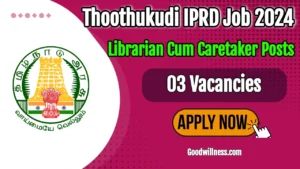 Thoothukudi Information and Public Relations Dept Recruitment 2024