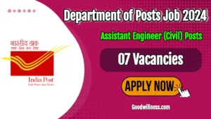 ministry of Communication Assistant Engineer Civil Recruitment 2024