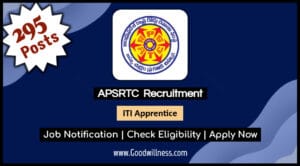 APSRTC Recruitment 2025 Apply Now for 295 ITI Apprentice Vacancy