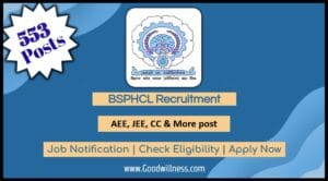 BSPHCL Recruitment