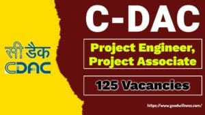 C DAC Chennai Recruitment 2025