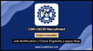 CSIR CECRI Chennai Recruitment 2025 Walk in For 11 Project Associate Position