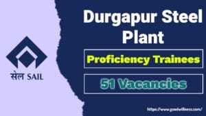 Durgapur Steel Plant Recruitment 2025