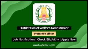 Erode District Social Welfare department Job 2025