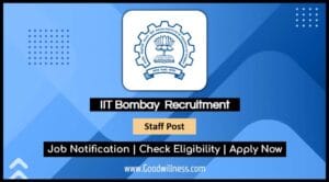 IIT Bombay Recruitment 2025 Apply Online Various Staff Vacancies