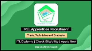 IREL Apprentices Recruitment 2025