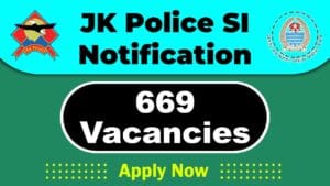 JK Police Recruitment 2025