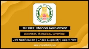 Margasahayeswarar Temple Chennai Recruitment 2025